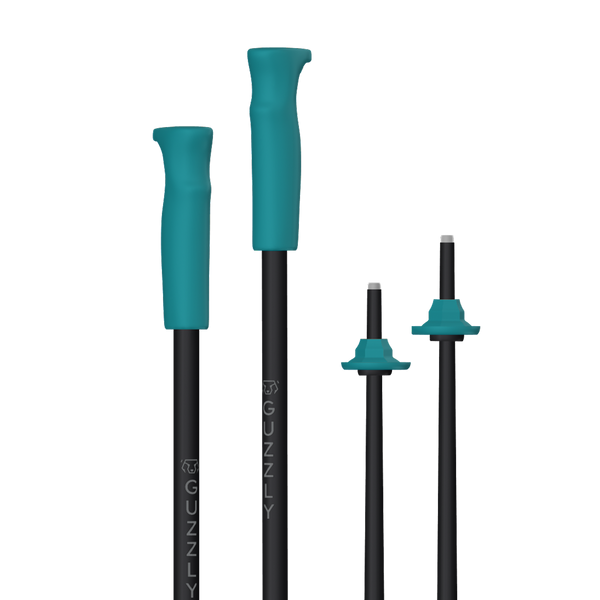GUZZLY Pole - Frost (Turquoise & Black)