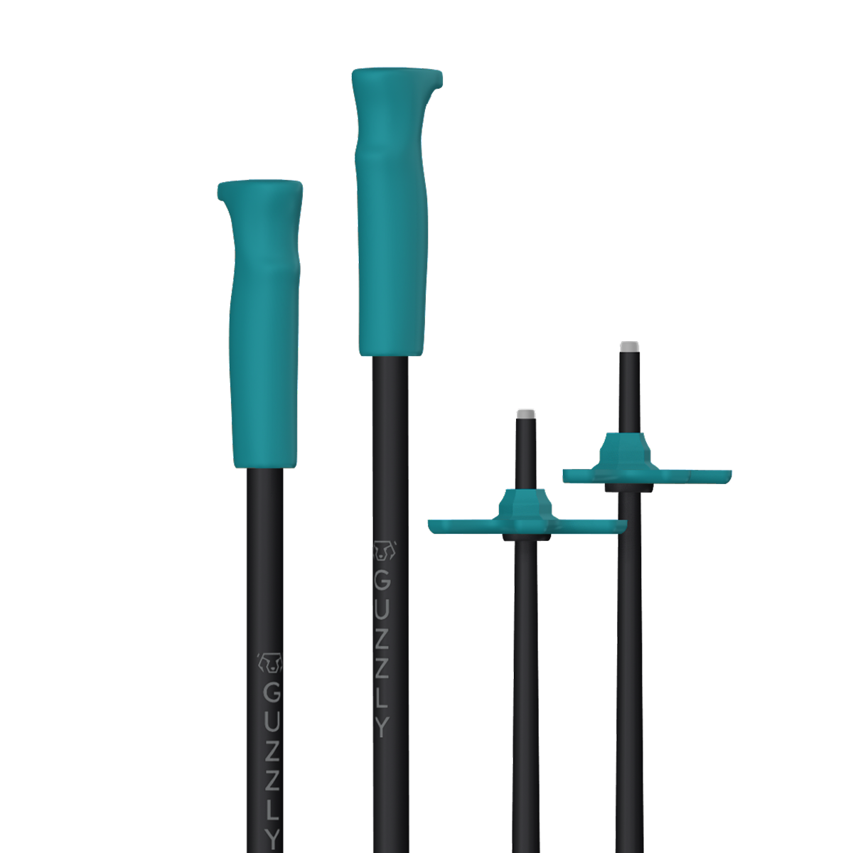 GUZZLY Pole - Frost (Turquoise & Black)