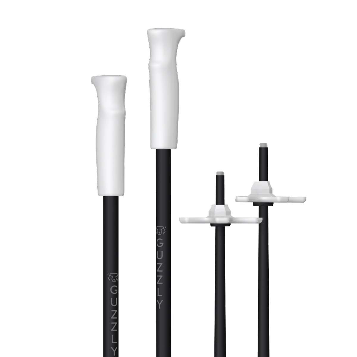 GUZZLY Pole - Inverse (White & Black)