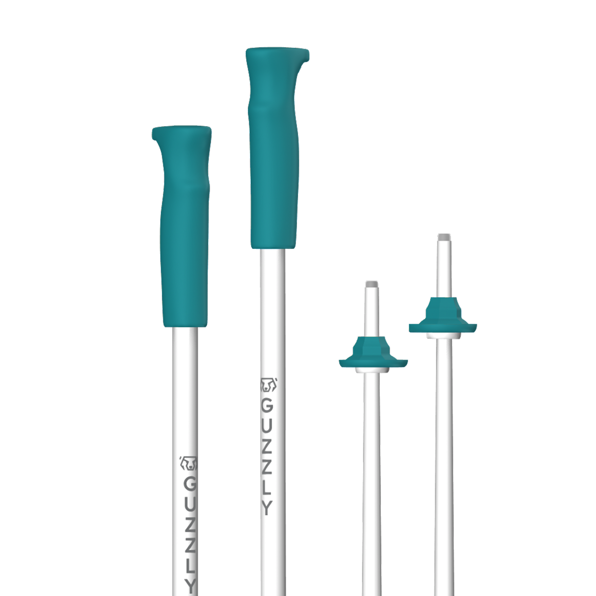 GUZZLY Pole - Breeze (Turquoise & White)