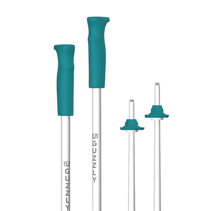 GUZZLY Pole - Breeze (Turquoise & White)
