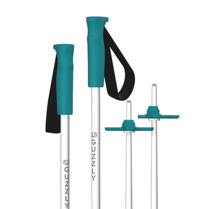 GUZZLY Pole - Breeze (Turquoise & White)