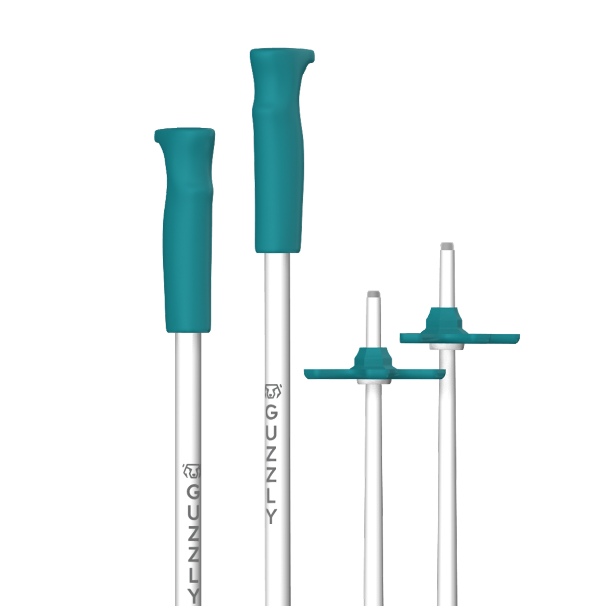 GUZZLY Pole - Breeze (Turquoise & White)