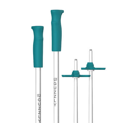 GUZZLY Pole - Breeze (Turquoise & White)