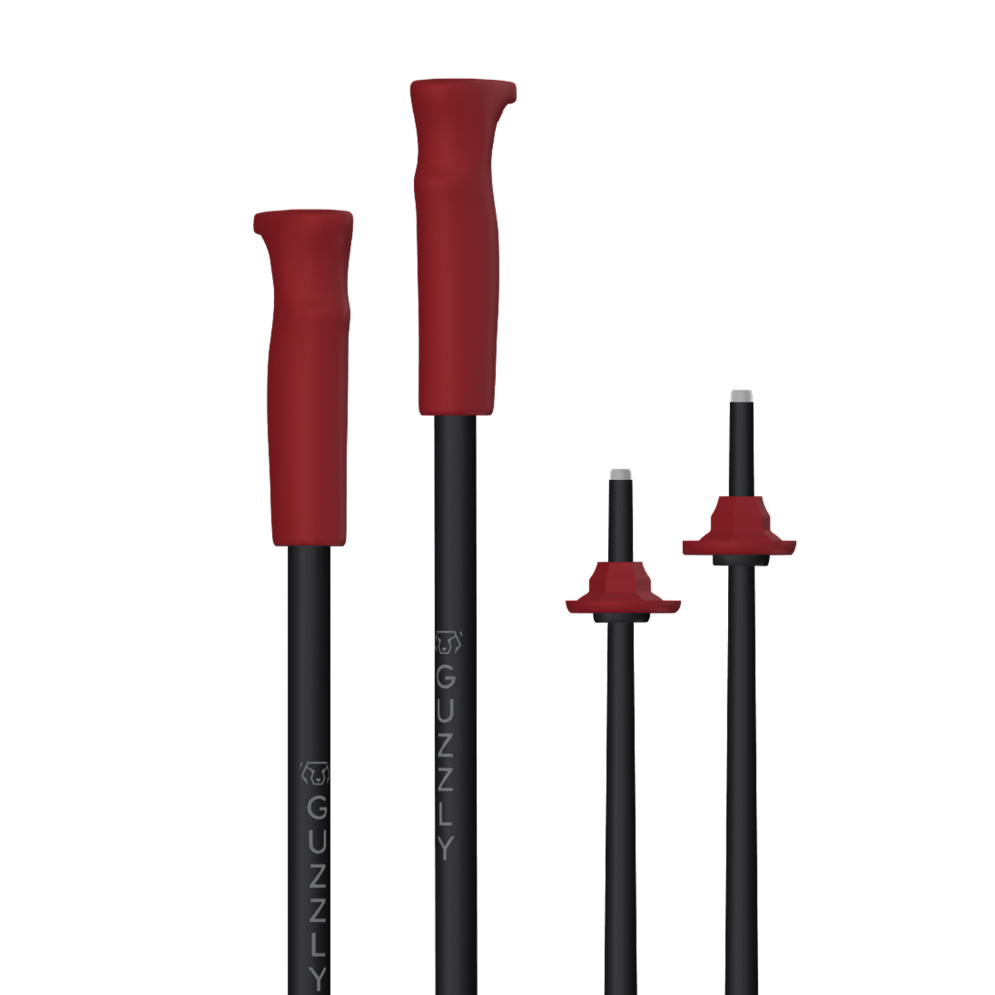 GUZZLY Pole - Crimson (Red & Black)