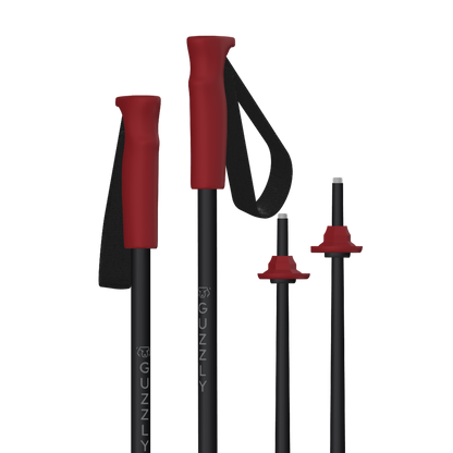 GUZZLY Pole - Crimson (Red & Black)