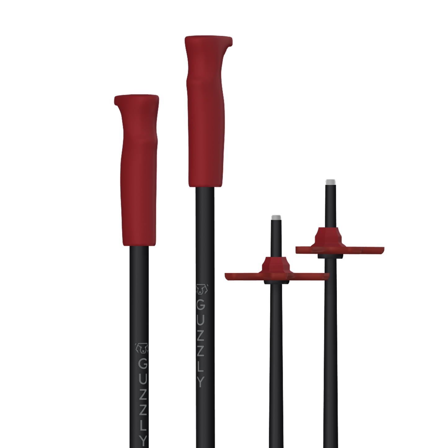 GUZZLY Pole - Crimson (Red & Black)