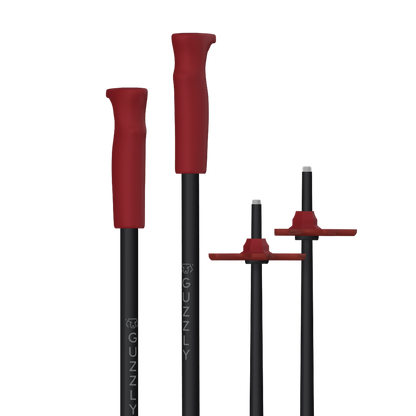 GUZZLY Pole - Crimson (Red & Black)