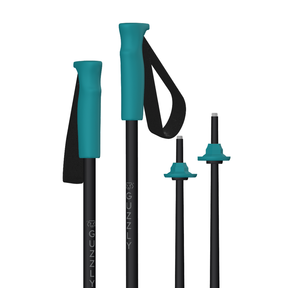 GUZZLY Pole - Frost (Turquoise & Black)