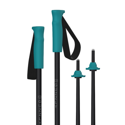 GUZZLY Pole - Frost (Turquoise & Black)
