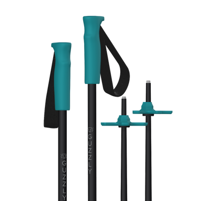 GUZZLY Pole - Frost (Turquoise & Black)