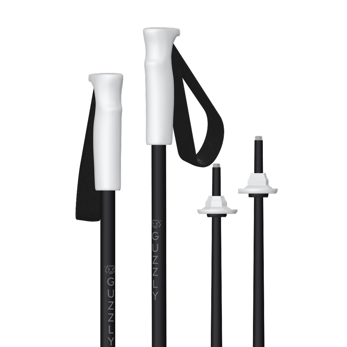 GUZZLY Pole - Inverse (White & Black)