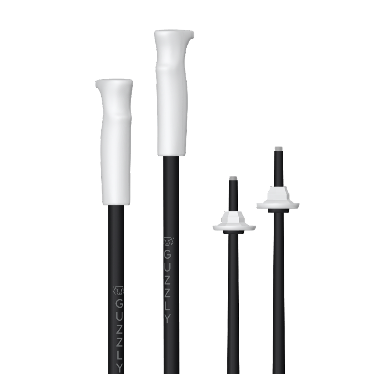 GUZZLY Pole - Inverse (White & Black)