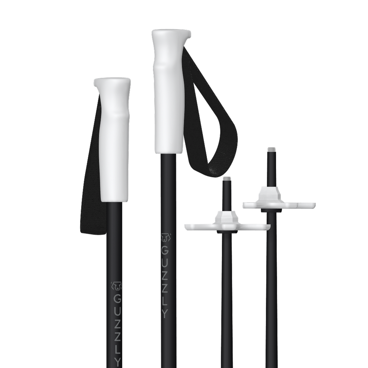 GUZZLY Pole - Inverse (White & Black)