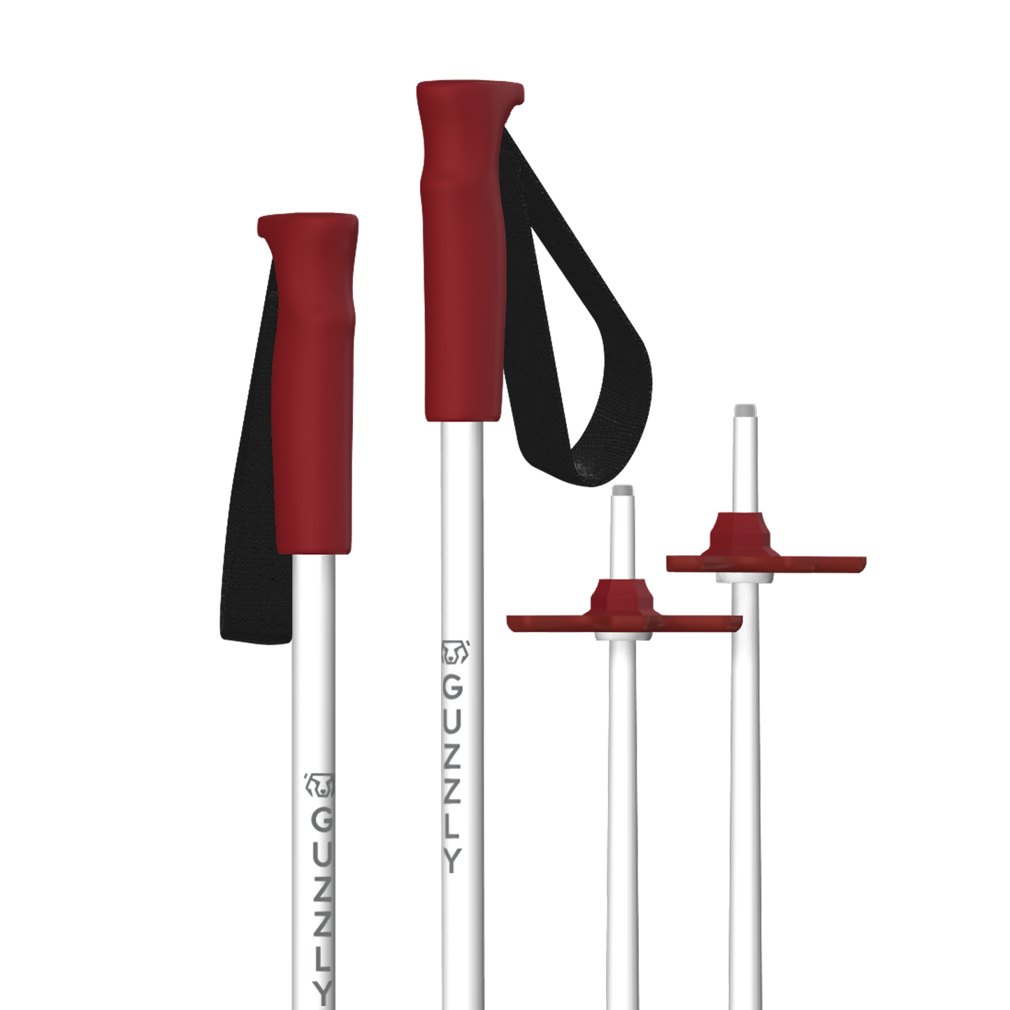 GUZZLY Pole - Matterhorn (Red & White)