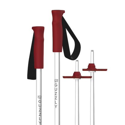 GUZZLY Pole - Matterhorn (Red & White)
