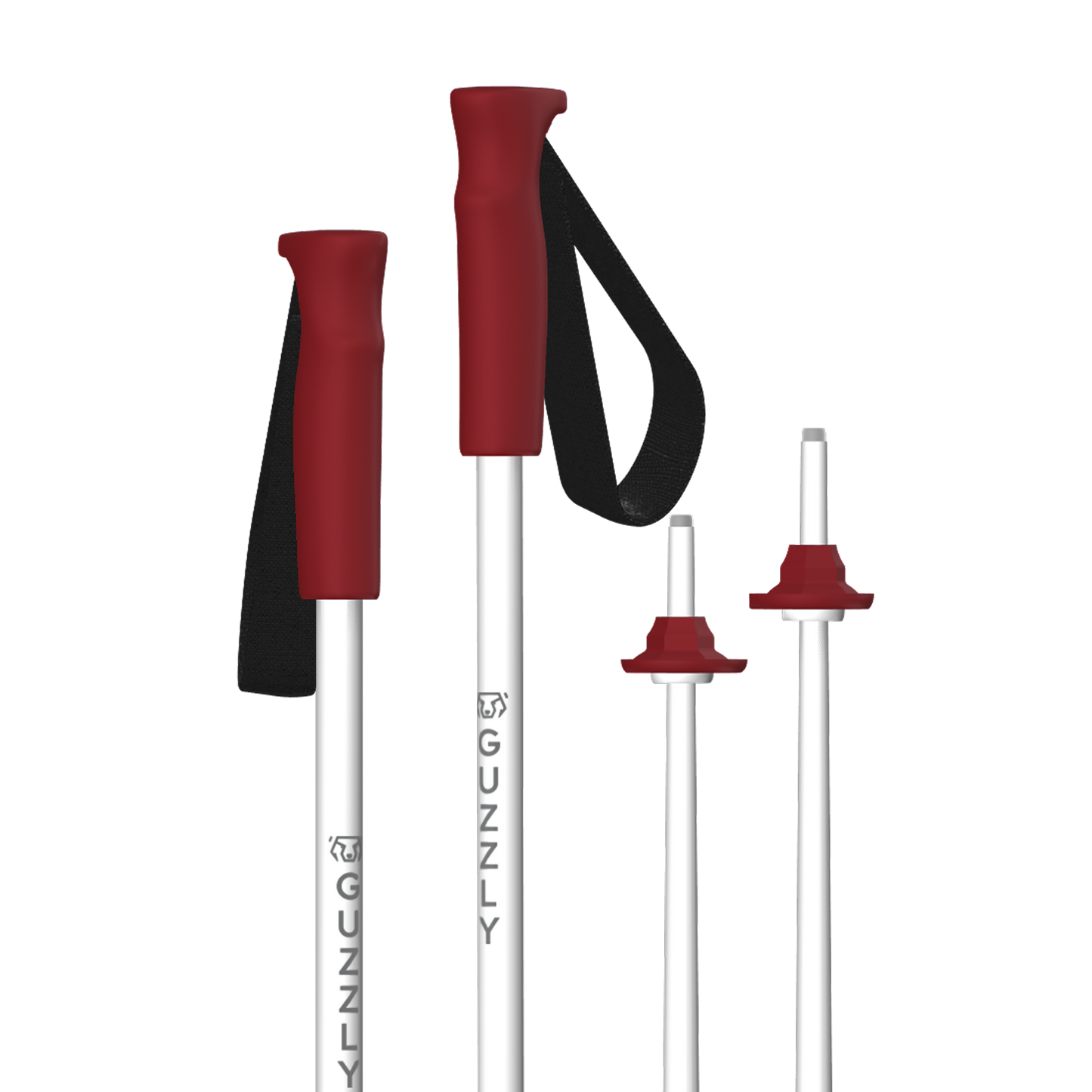 GUZZLY Pole - Matterhorn (Red & White)