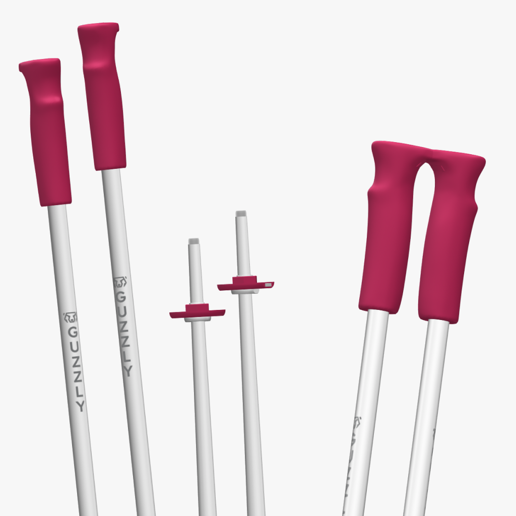 GUZZLY Pole - Bloom (Pink & White)