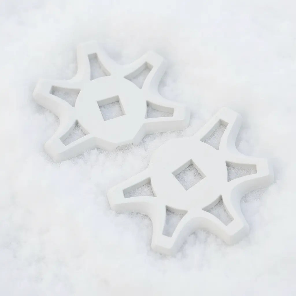 GUZZLY wechselbare Tiefschneeteller in Weiß