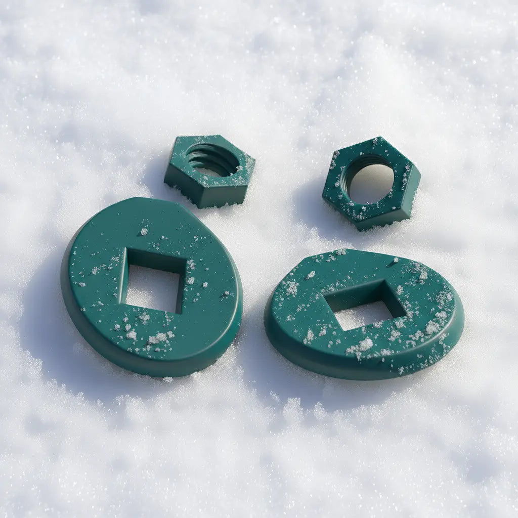 GUZZLY wechselbare Pistenteller in Türkis