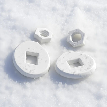 GUZZLY wechselbare Pistenteller in Weiß