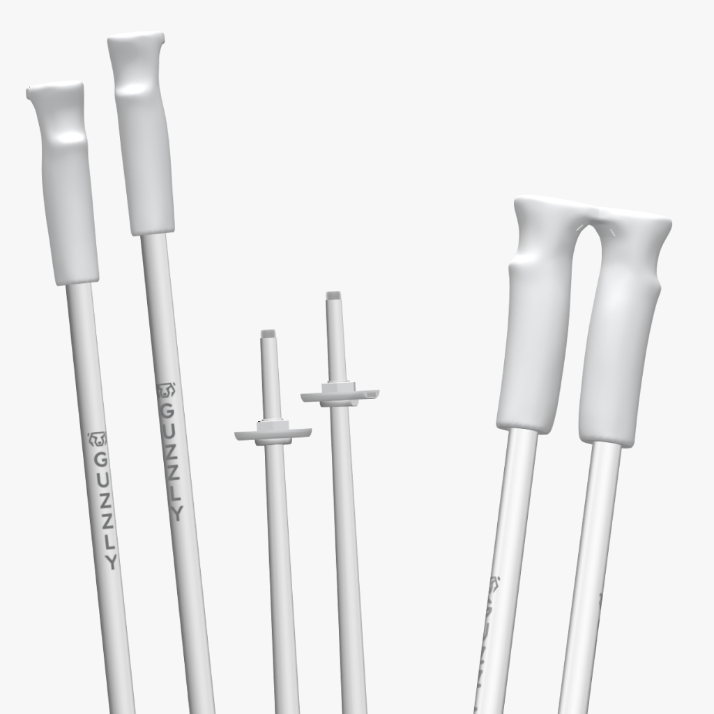 GUZZLY Pole - Pure (All White)